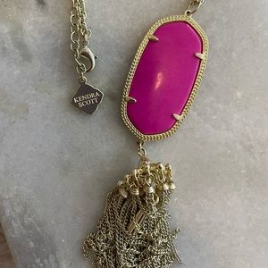 Pink Kendra Scott Pendant Necklace